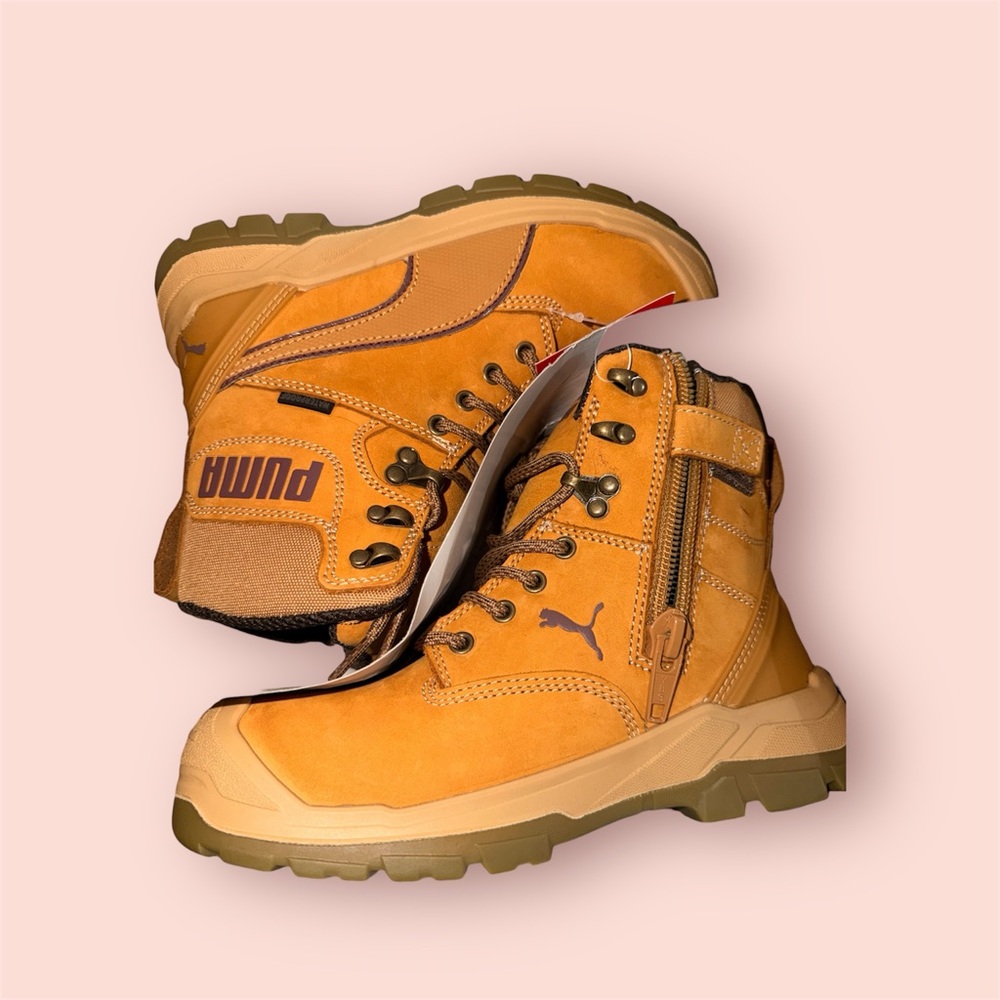 Puma Wheat High-Top Work Boots